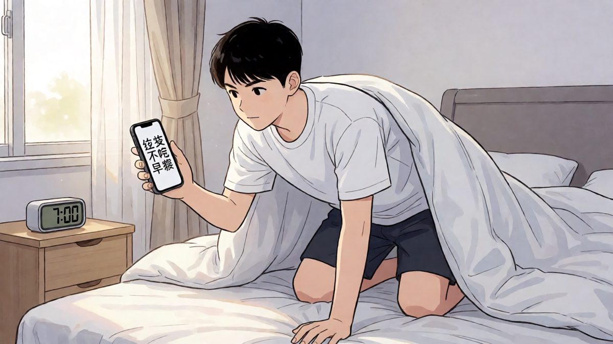 闹钟响了，但誓言还在！