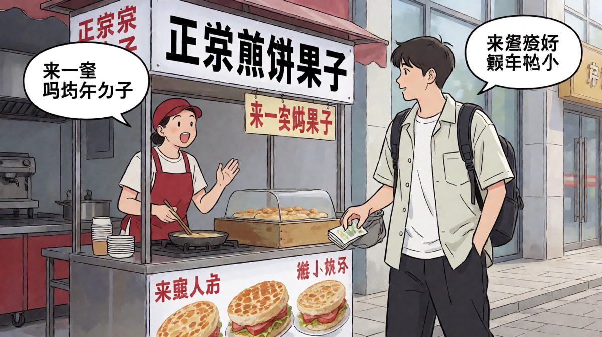 然而……路边那摊煎饼的香味简直致命！