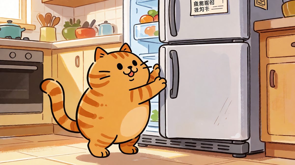 猫咪：我明明看到了那个会动的手柄……