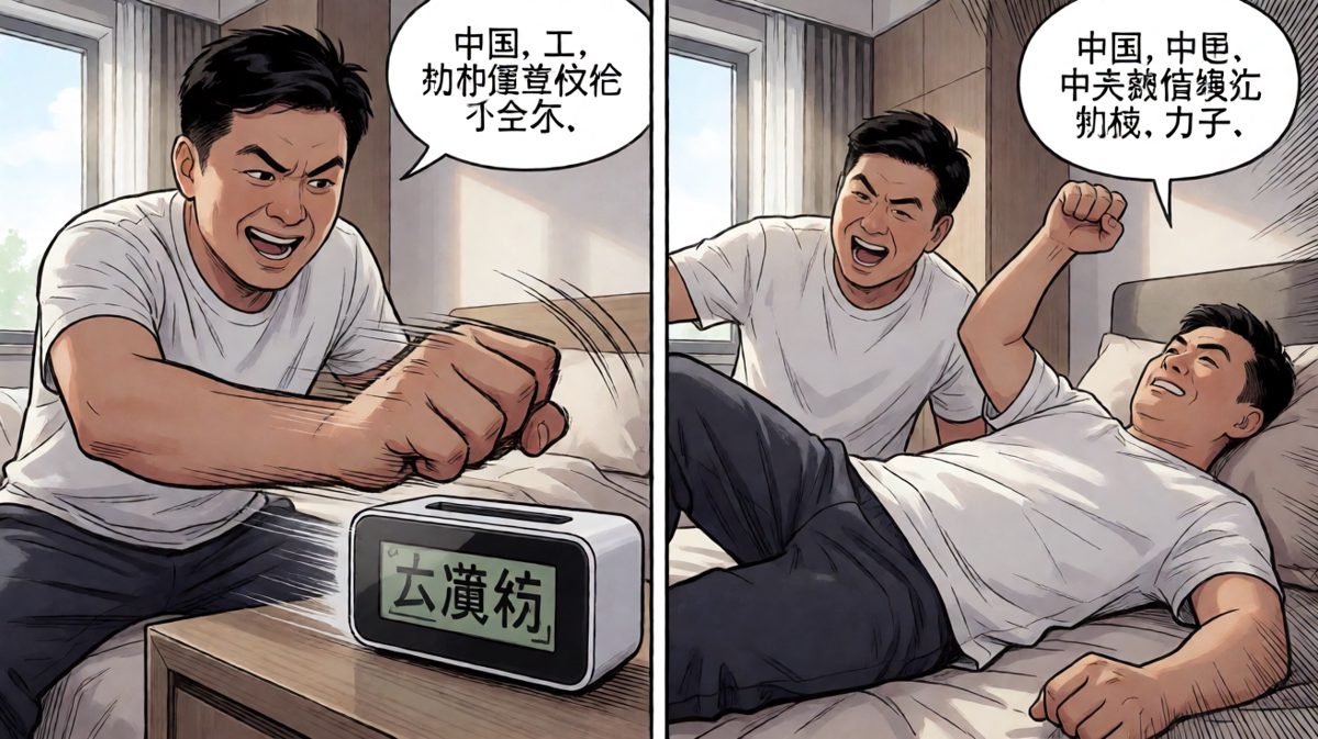 按掉闹钟，继续睡到天荒地老！