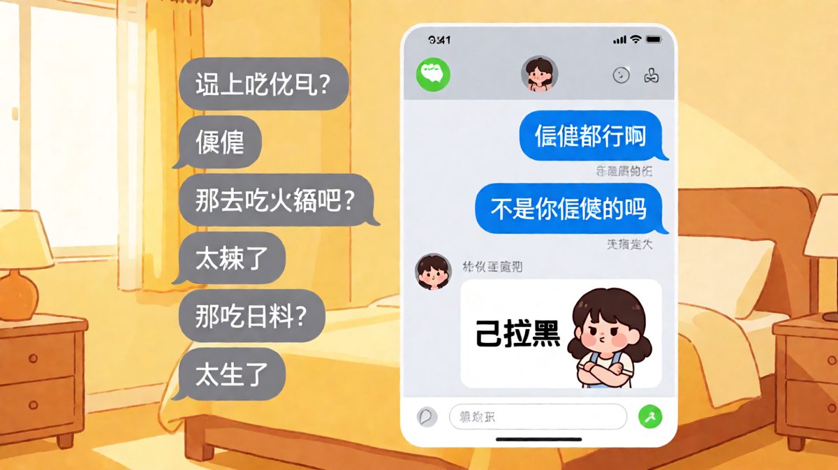 '随便'引发的血案：男生用随便打败随便，最后被拉黑