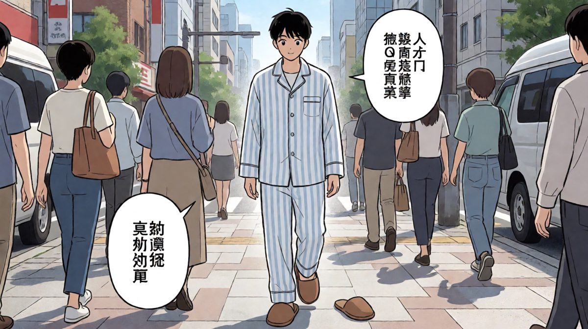 出门后才发现脚上不配对