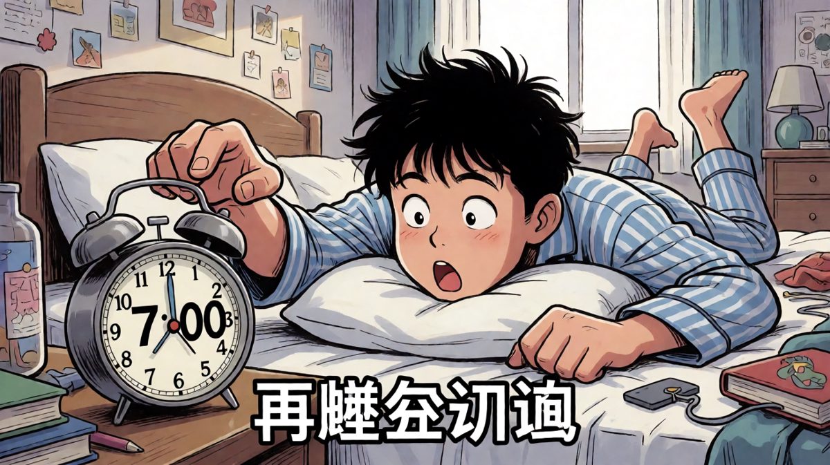 周一早上与床铺的生死拉锯战