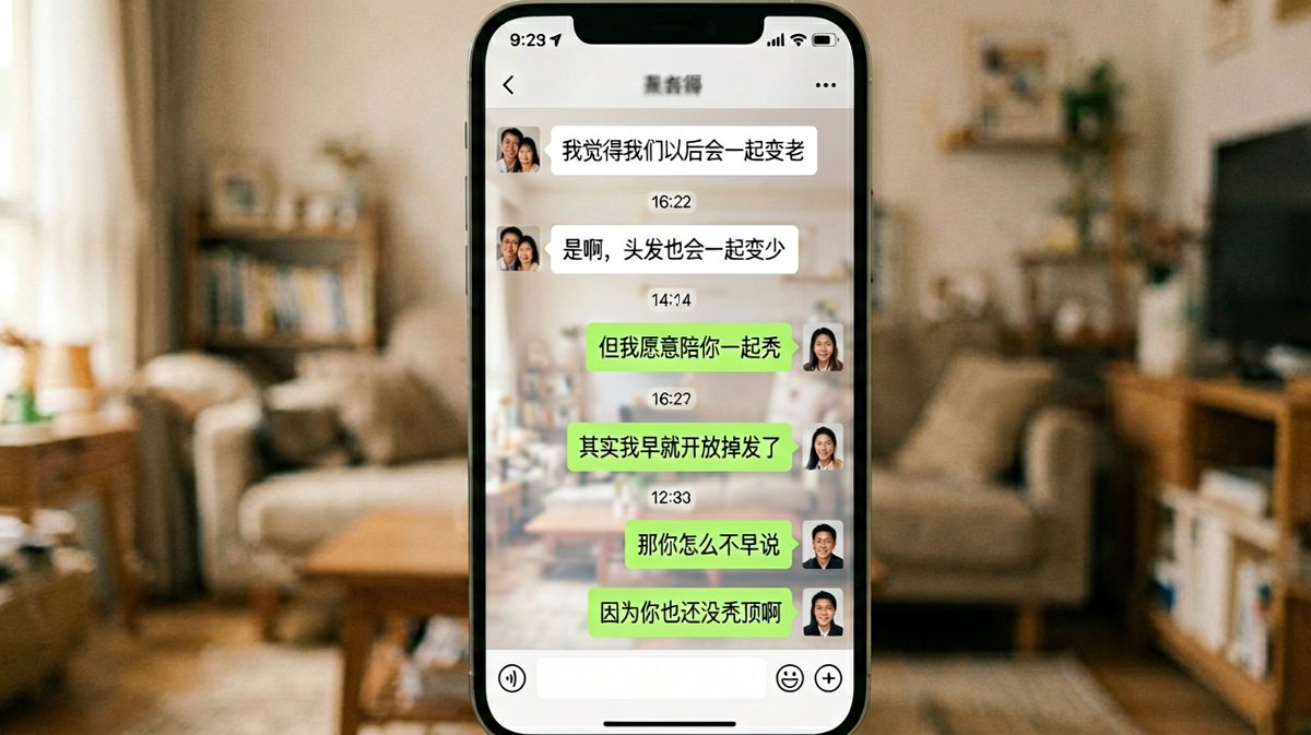 关于未来与脱发，男生深情告白被女生用现实击碎