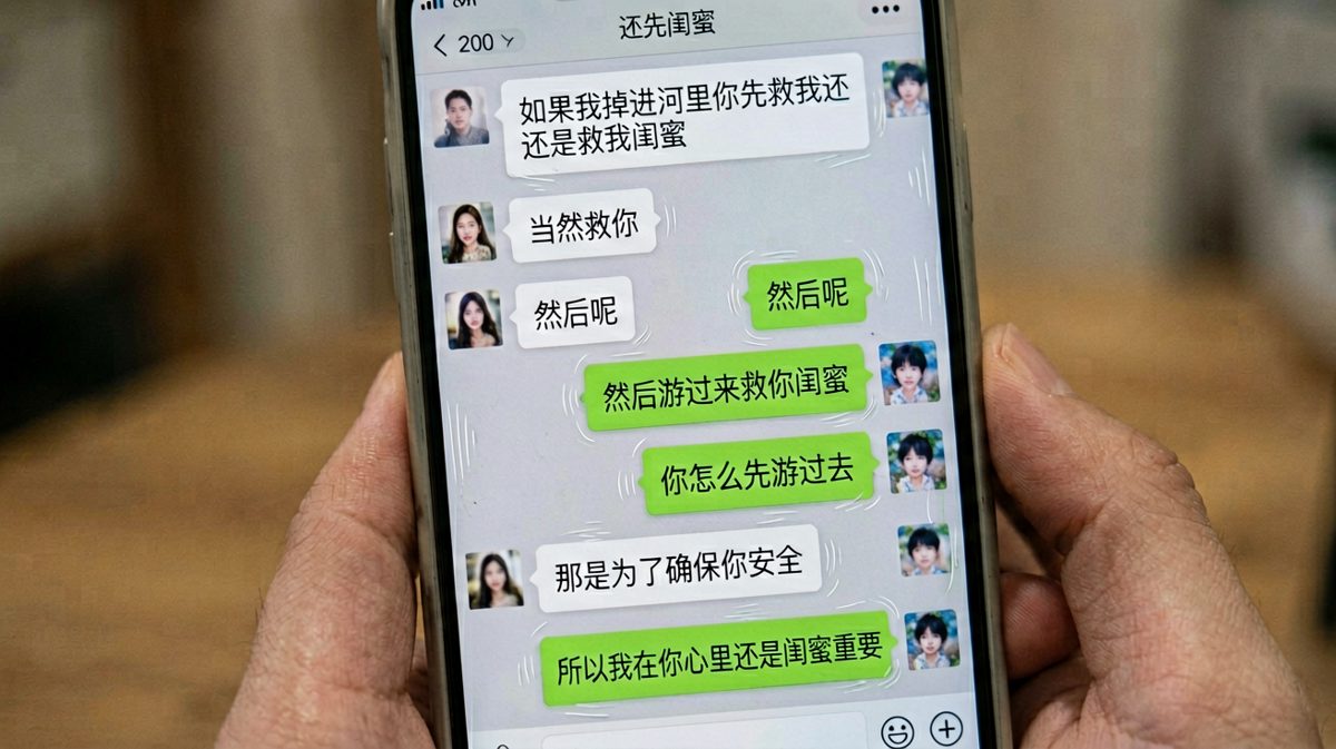 关于落水救援的送命题，男生最终翻车