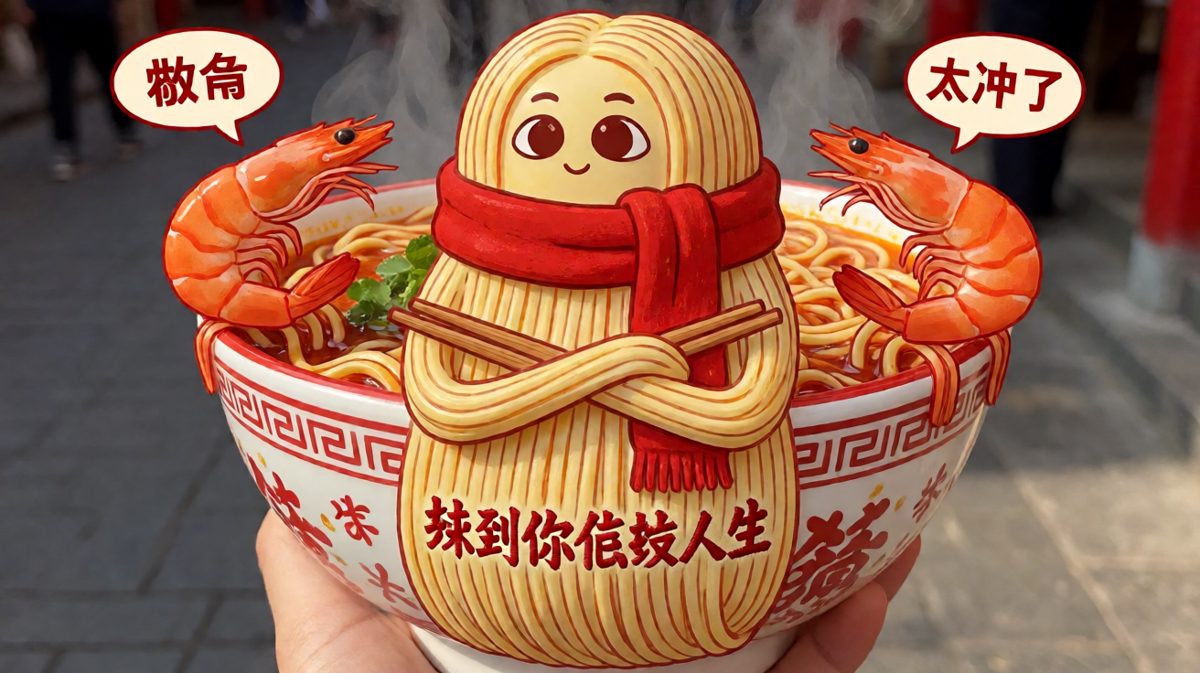 小面成精后的社恐现场