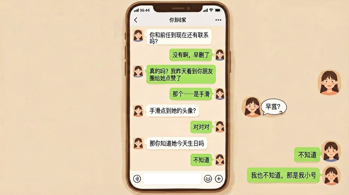 前任陷阱套出来——结果女生用自己的小号设局