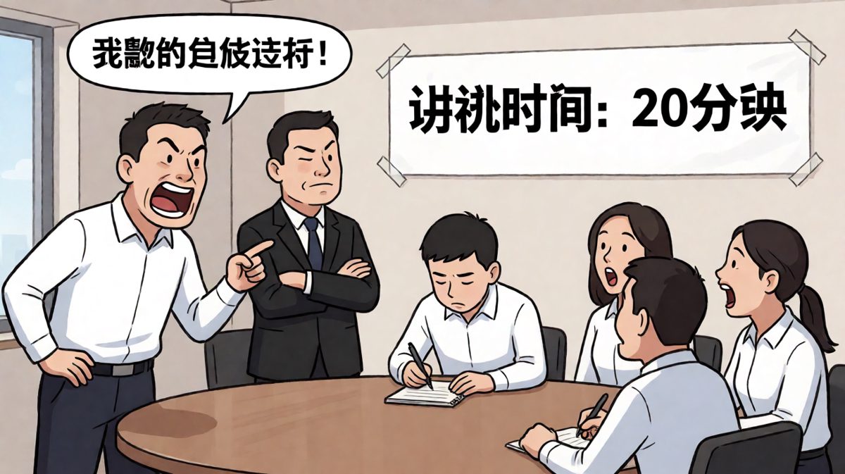 抢话王登场——我不是在打断你