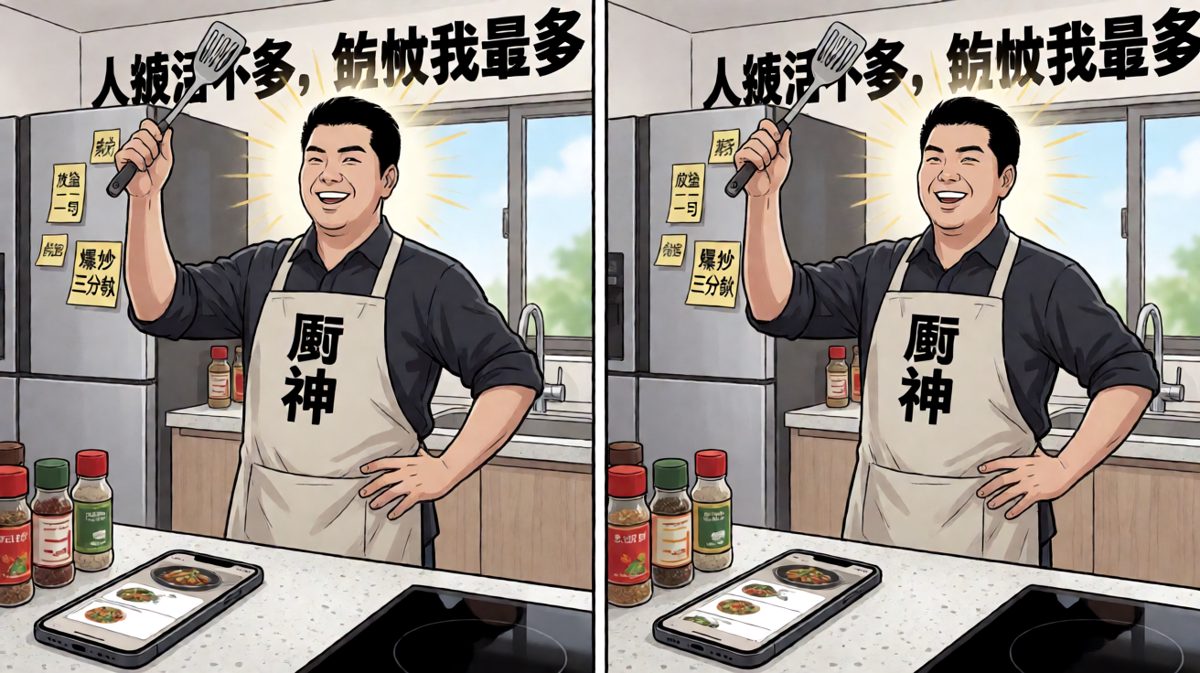 自信满满地开始大展身手