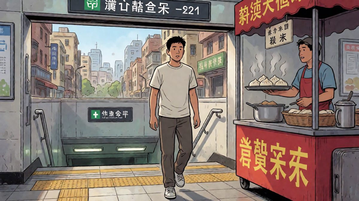 地铁坐过站，原地返回继续搬砖