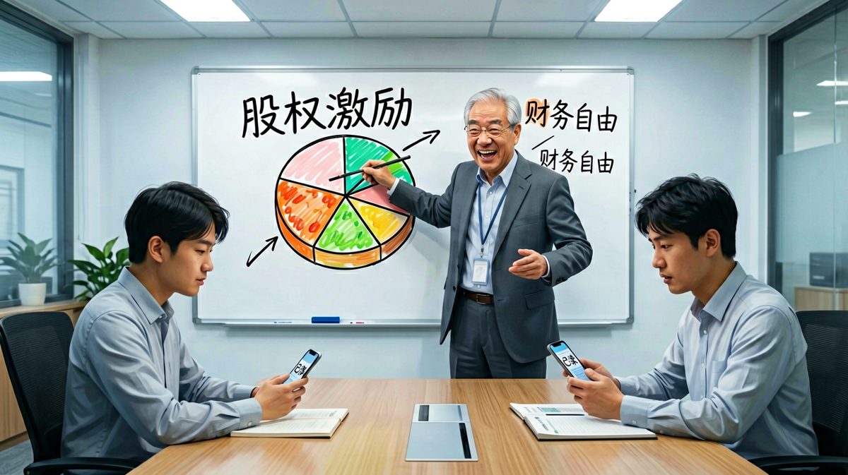 老板正在描绘股权激励蓝图，员工内心：饼太大，噎得慌