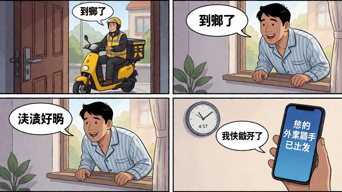 外卖一小时，人生如地狱