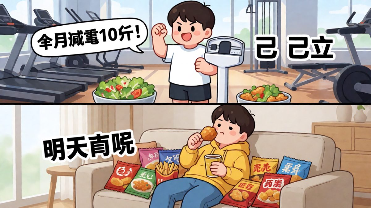 减肥这件事，明天一定开始