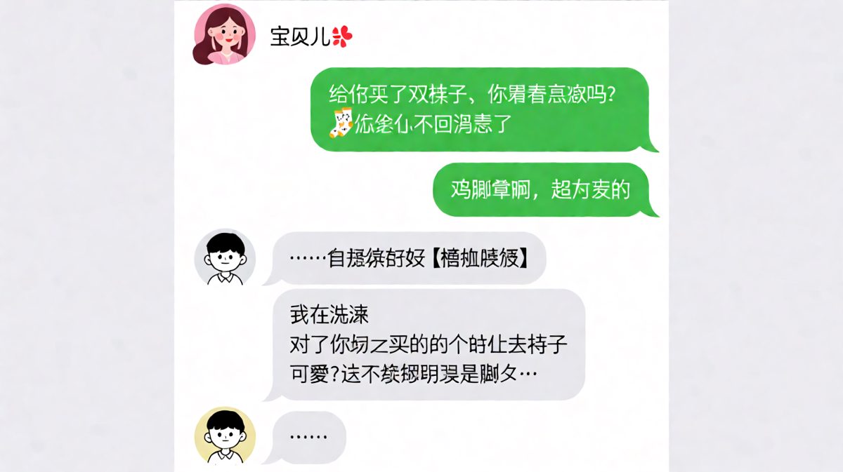 "鸡脚掌袜子"的神级误会，男友全程憋笑到怀疑人生。