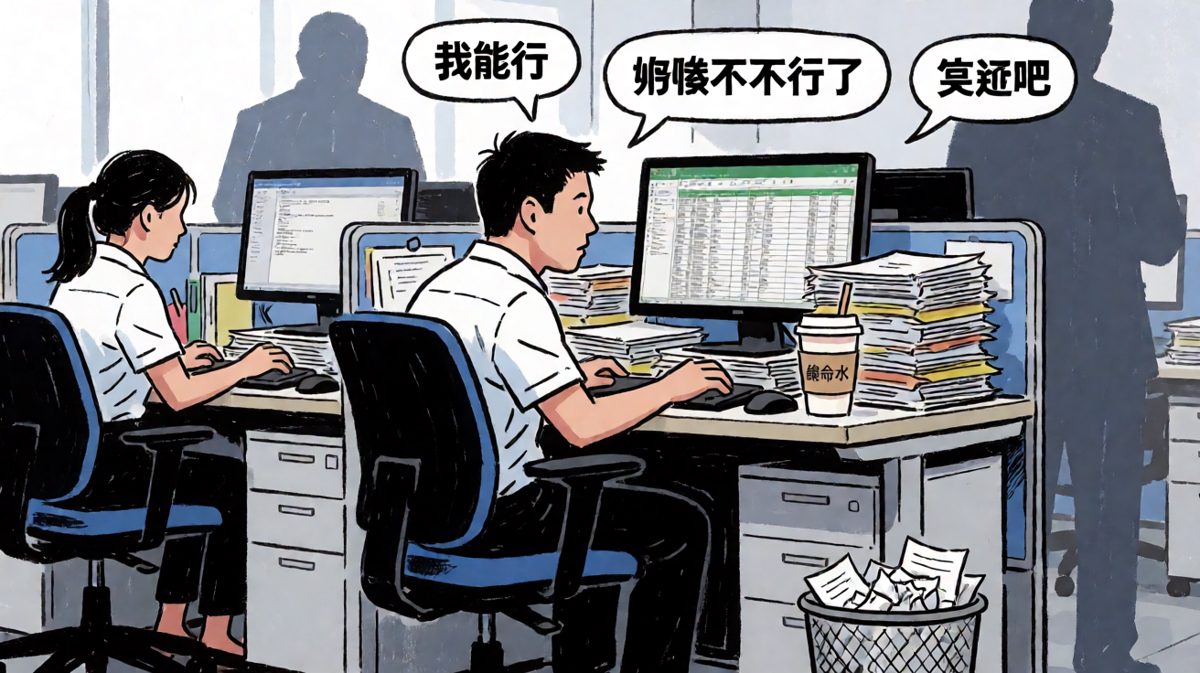 "摆烂是一种态度"——当工作量超出天际，唯有摆烂能治愈精神内耗。