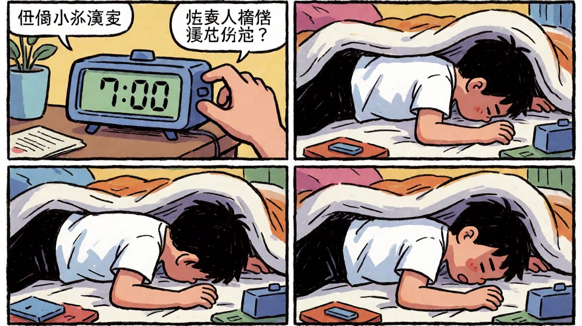 闹钟响起，世界末日降临。