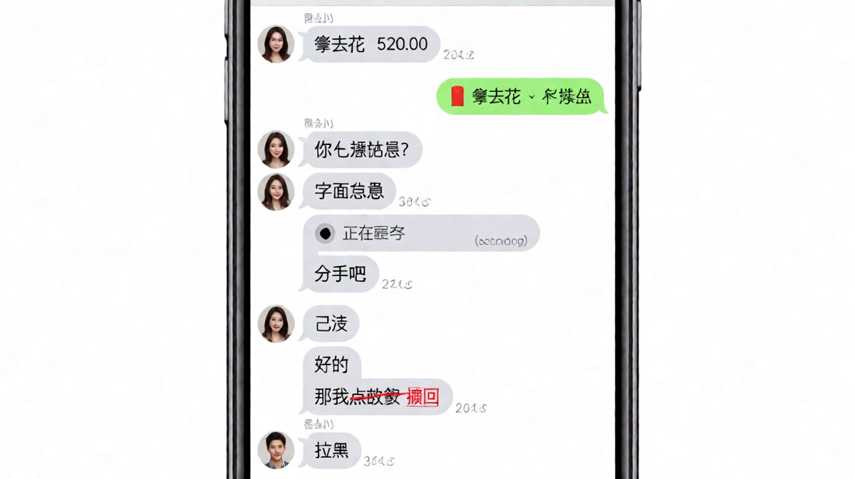 520红包不收，5块都不给——直男的生死关头全靠手速。