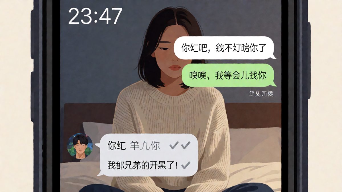 「你忙吧」翻译过来就是：我已经把你拉黑了。