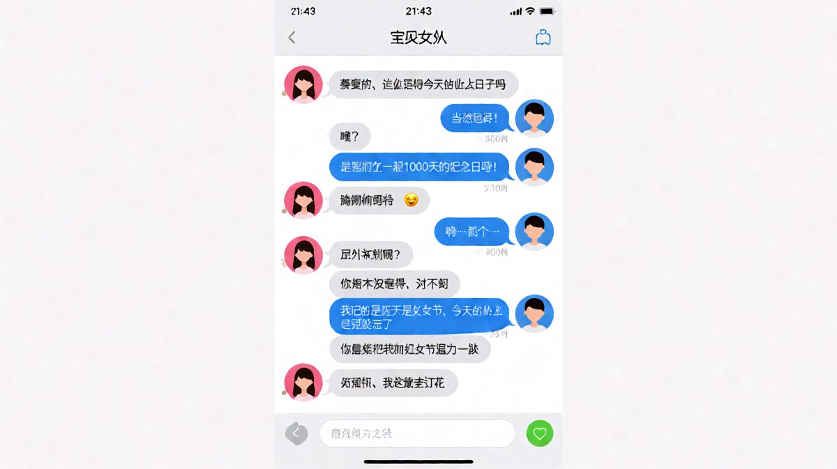 男生把纪念日记成妇女节，求生欲在线但记性掉线