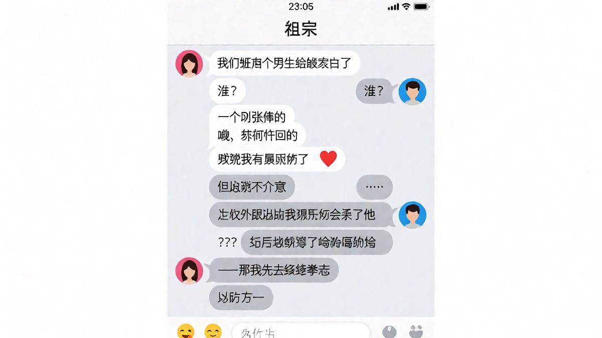 女生借题发挥秀恩爱，男生秒懂并开始提前备战