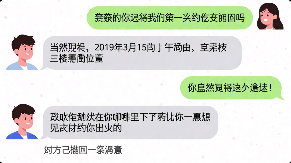 男生完美记住约会细节，但原因让人细思极恐