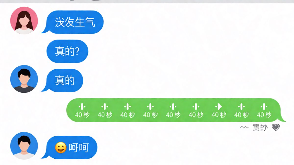 连发12条语音才是真正的情绪爆发