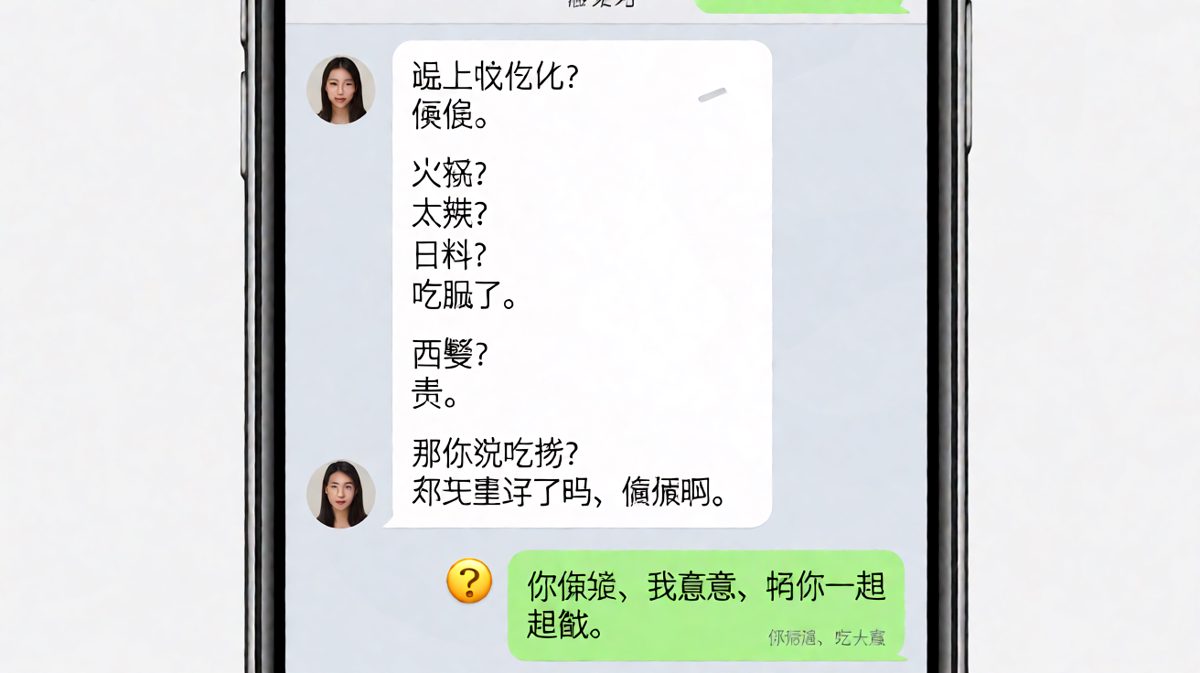 随便这两个字，是情侣间最大的谎言