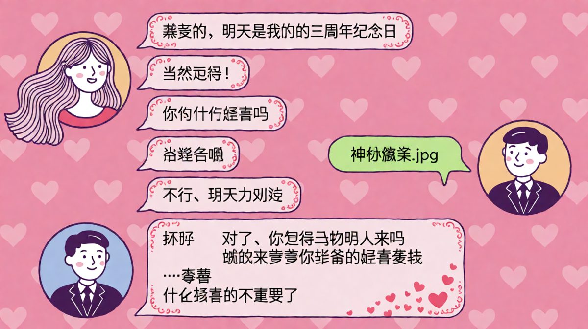 精心准备纪念日的惊喜，结果丈母娘提前剧透了一切。