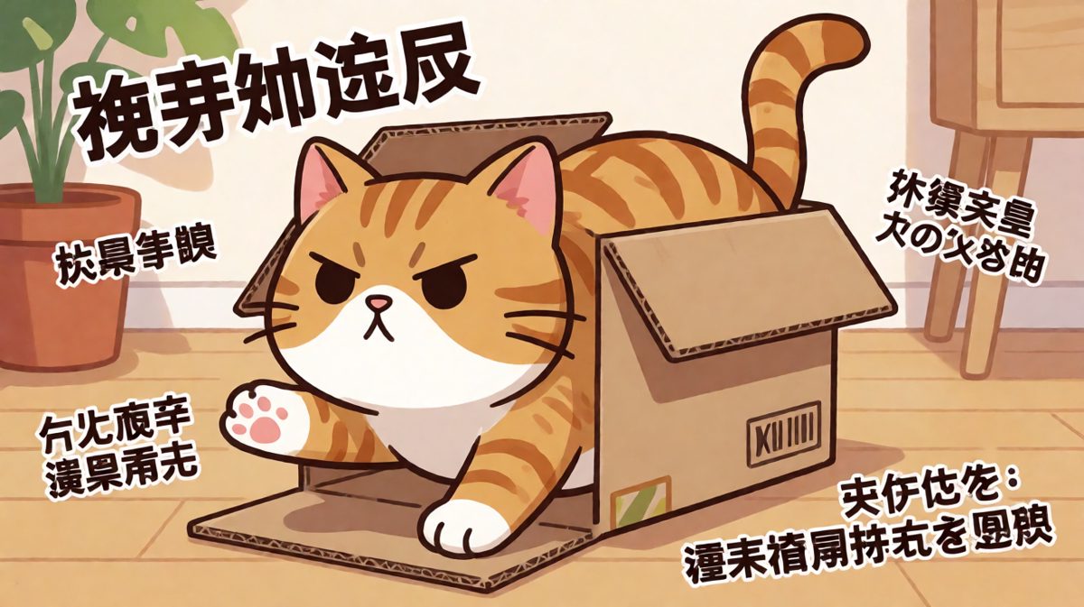 猫：只要我够努力，这个箱子迟早是我的