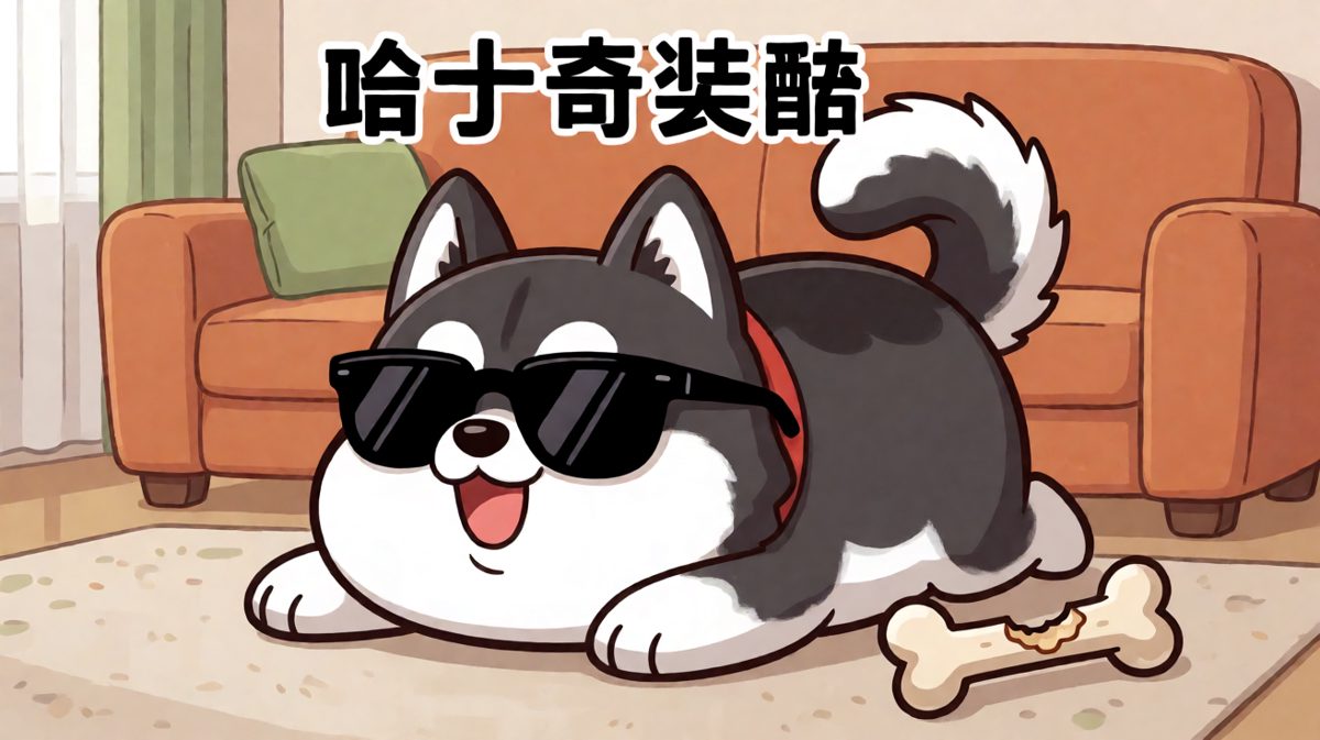 二哈：今天本汪就是这条街最帅的仔