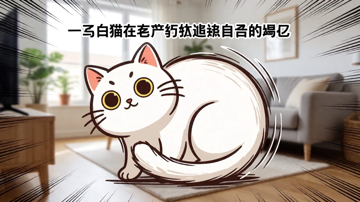 猫：你到底是谁！！为什么老是追不上你！