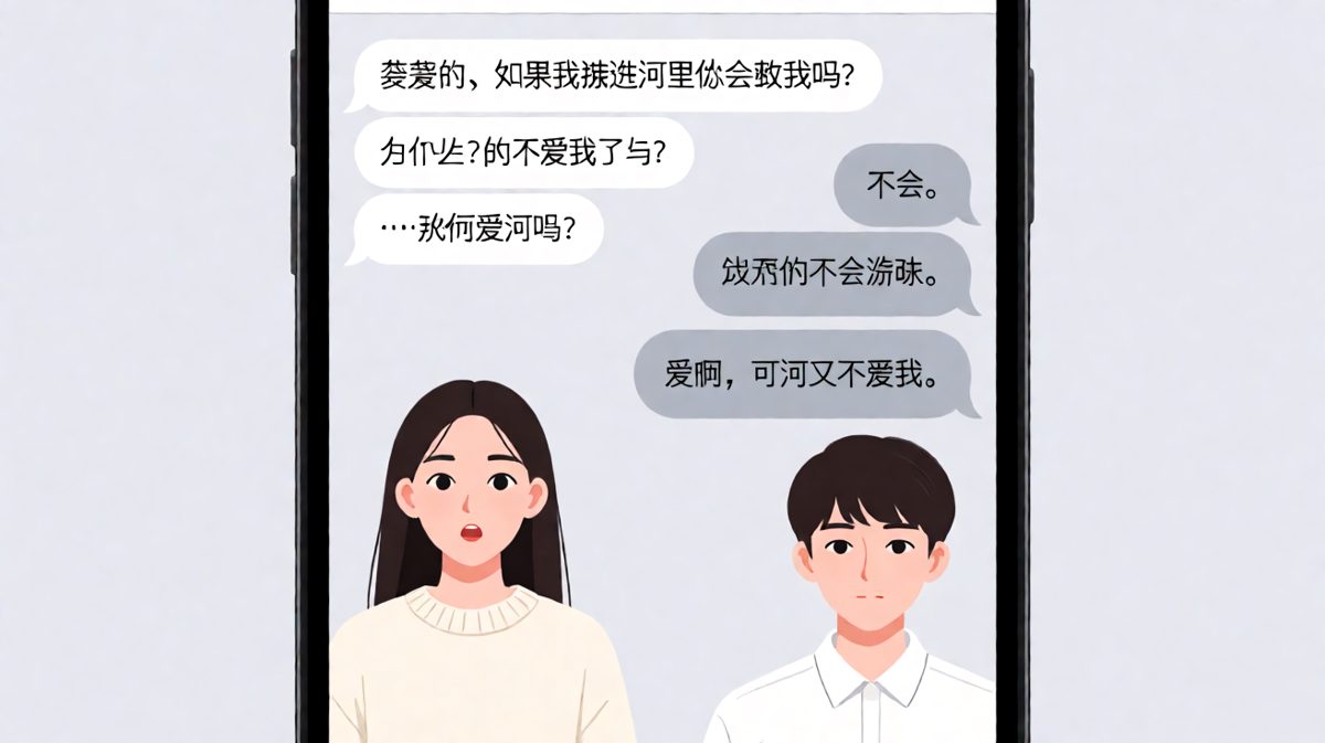 女生试探真爱，男生用逻辑把天聊死