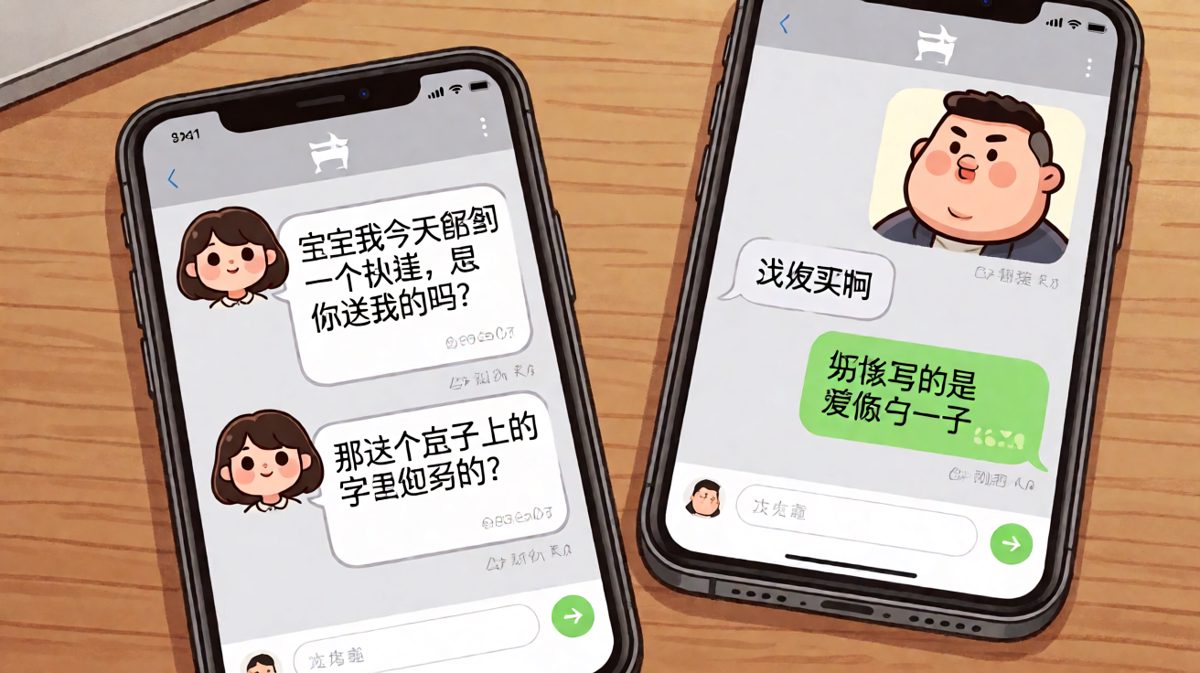 以为是直男送礼，结果是前任的错爱