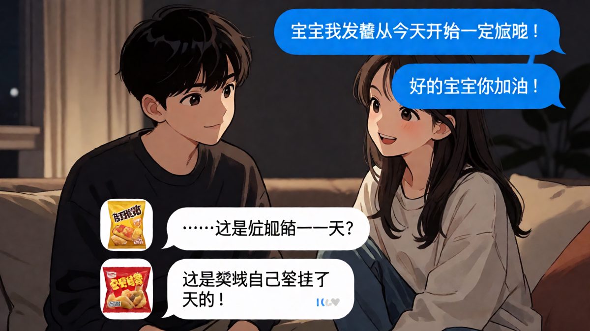 减肥誓言第一天就破功，还理直气壮说是奖励自己