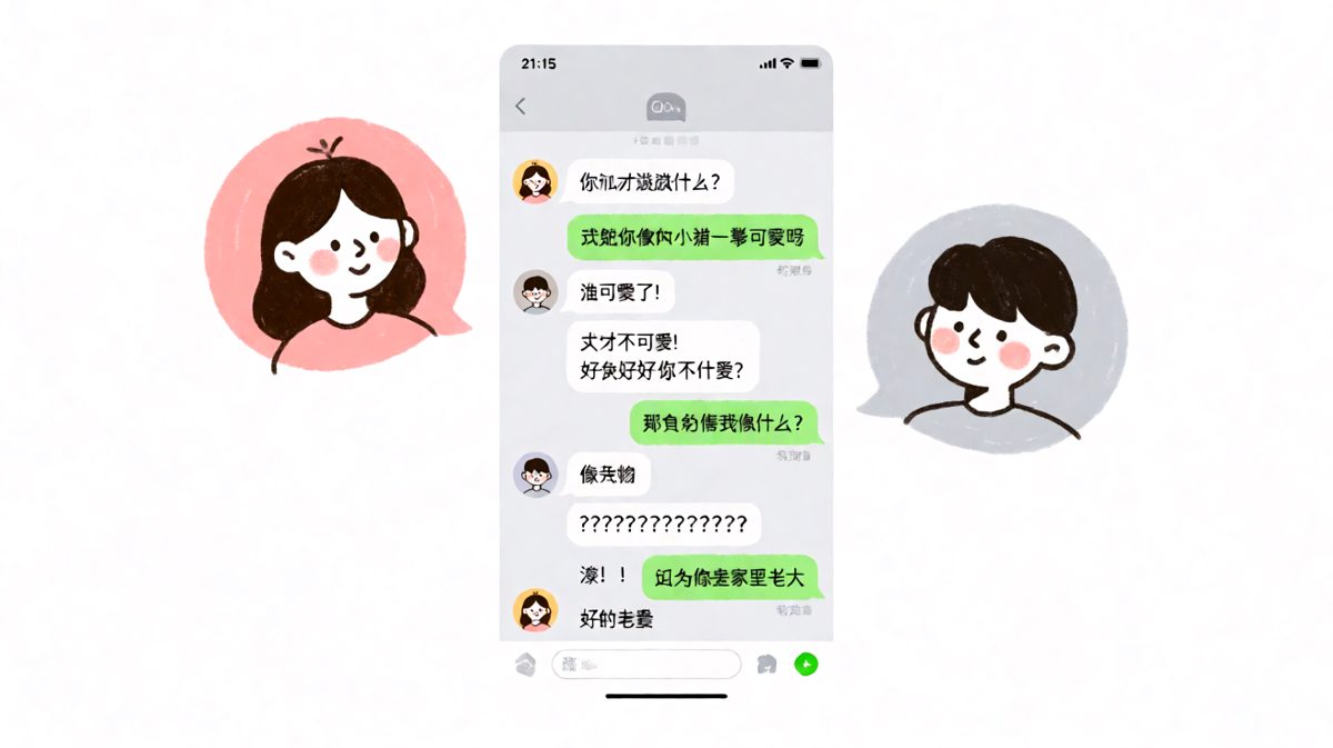 从可爱到被叫妈再被叫老婆的过山车对话