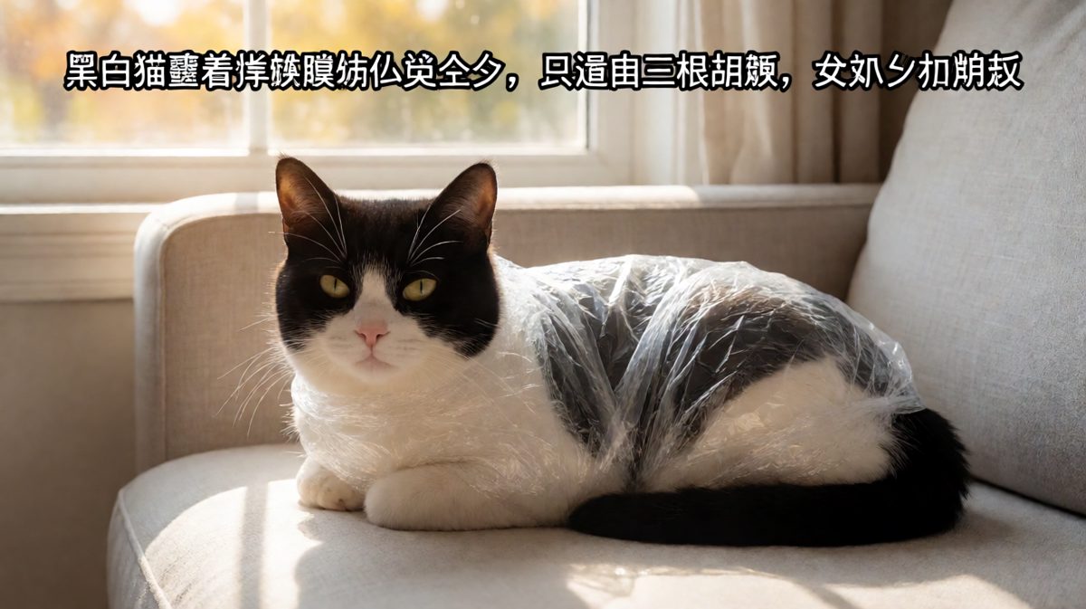 这是最新的猫形木乃伊养生法