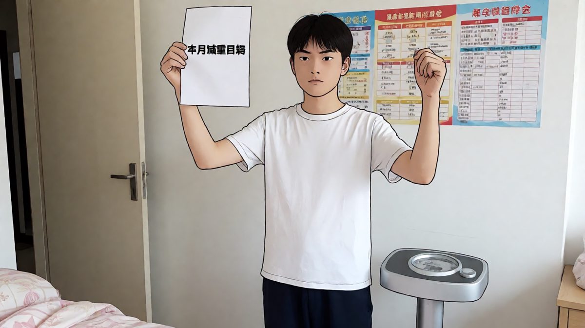 立flag：本月誓要减十斤！