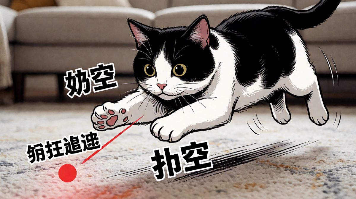 猫咪：今天不抓住你，我就不叫猫！