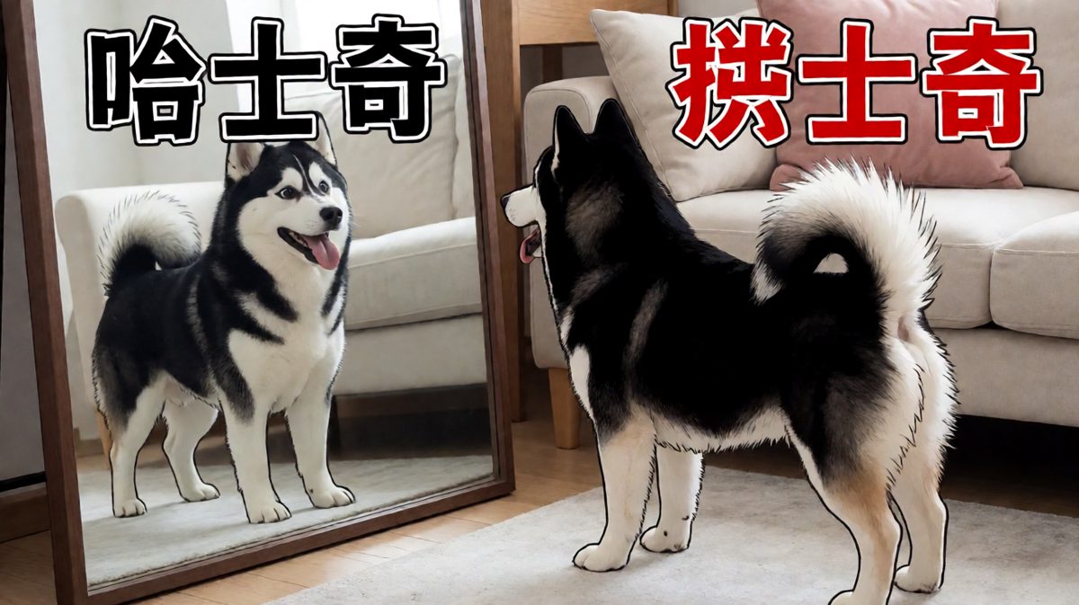 哈士奇：哪来的狗？看我不教训你！
