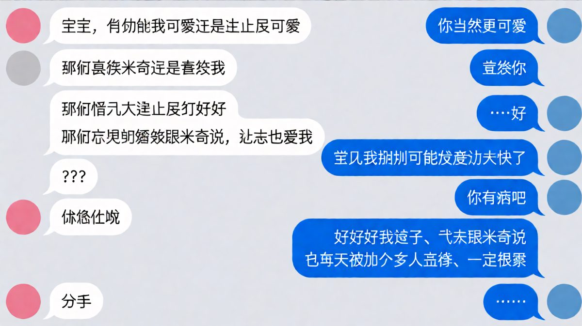 送命题变成送人头，男友凭实力单身