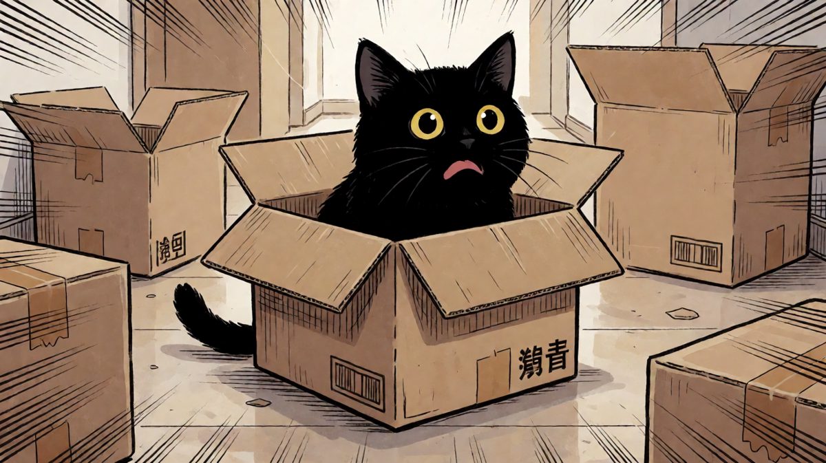 猫咪：谁设计的箱子！出来！有人吗！！