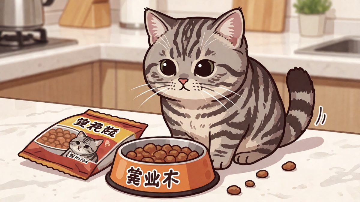 猫咪：这什么糊弄猫的玩意儿，上次的呢？
