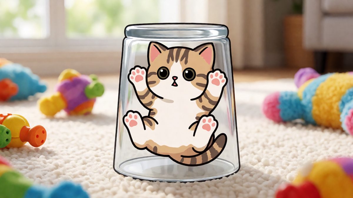 「我以为我是猫，没想到我是一颗汤圆！」