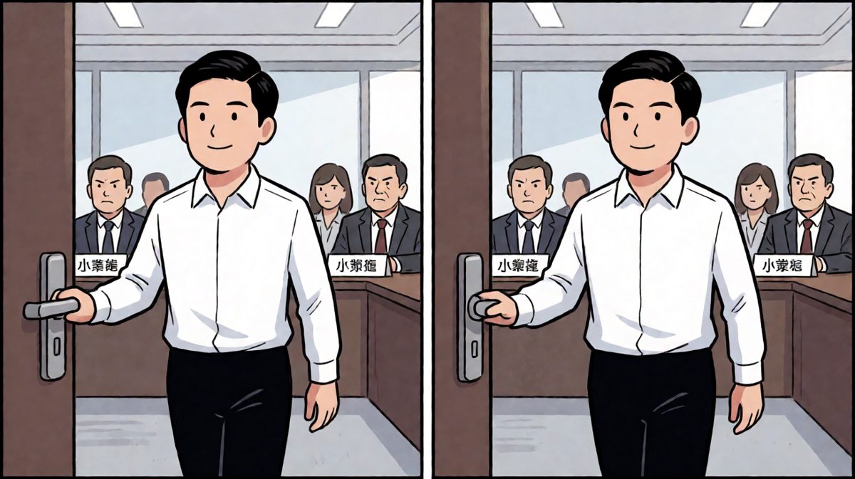 跨进会议室的那一刻，他觉得自己就是主角