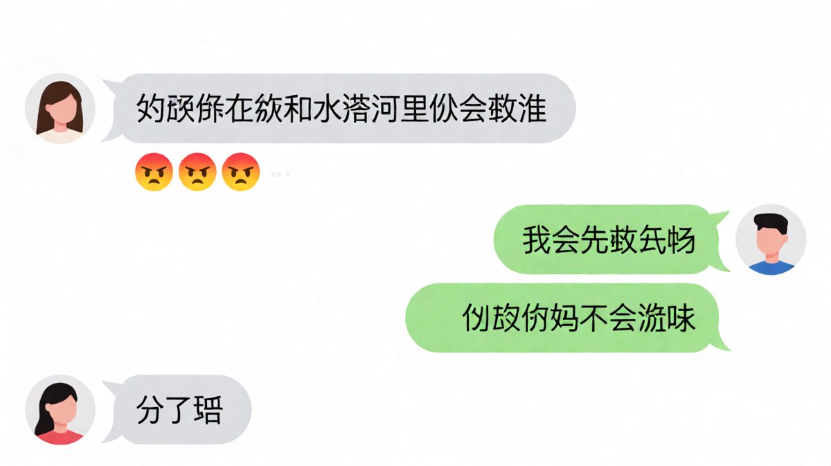 送命题的反转：救水还是救人，他选了更狠的。