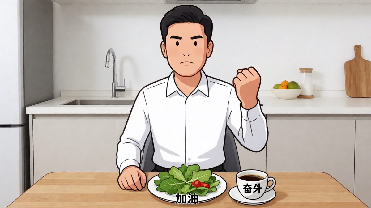 第一章：今天开始，我要瘦！点了份健康沙拉打气