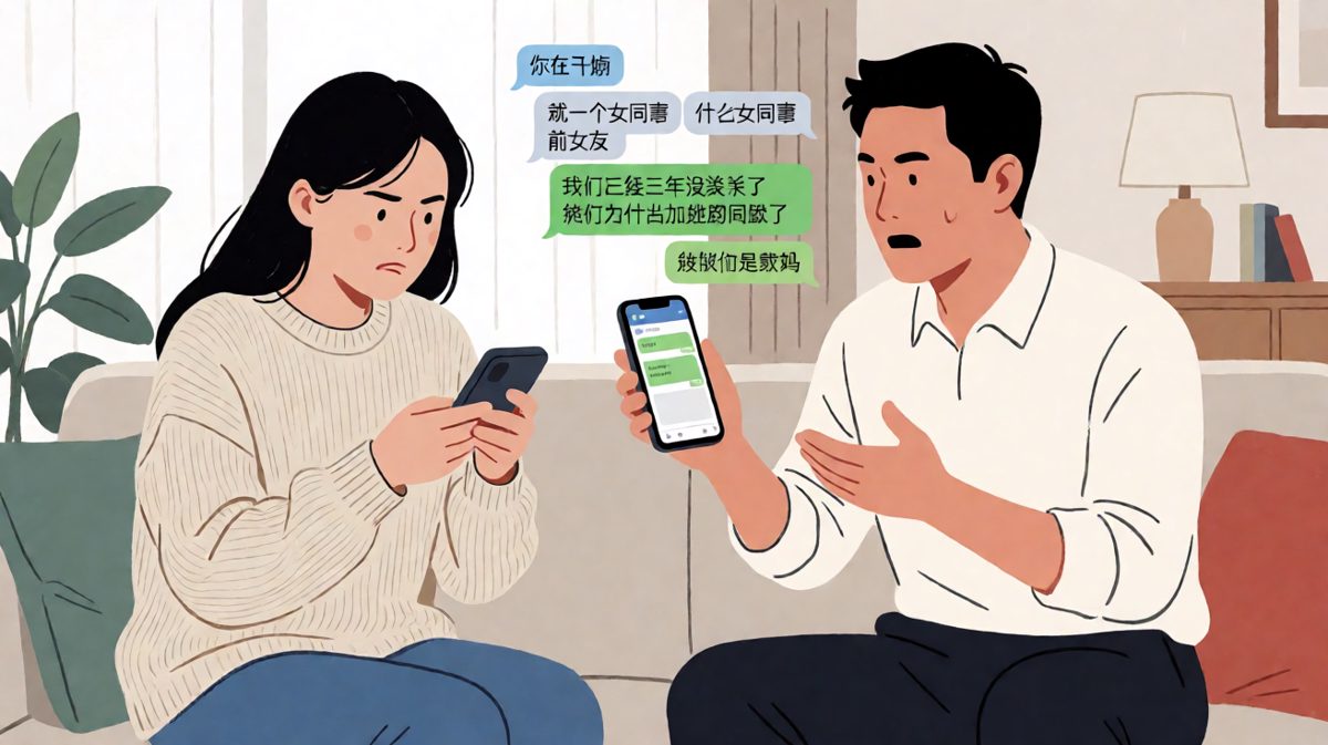 「她就一个女同事」——结果前女友是他妈的新微信名