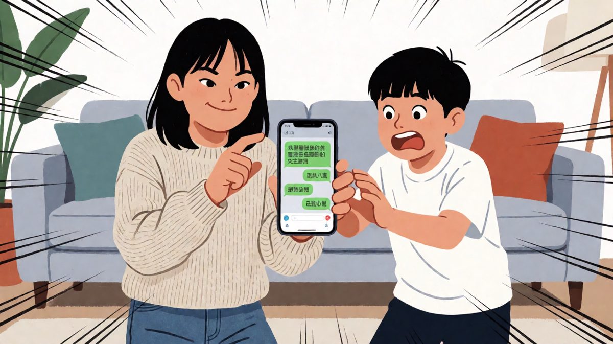 「在她心里」——结果这句话是他复制别人的回复