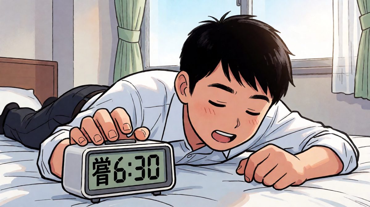 闹钟响了，但我只想继续睡
