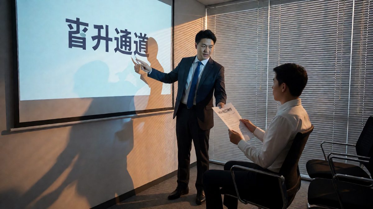 谈晋升时老板突然要求重交实习材料